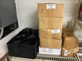 Large Grouping Of Black Contractor Bags