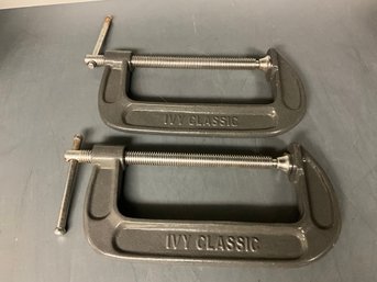 (2) 6 Inch C Clamps
