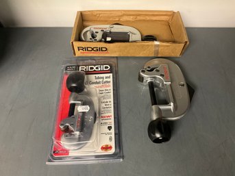 (3) Ridgid Tubing And Conduit Cutters