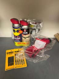 Grouping Of Miscellaneous Garage Items - Casters, WD-40 And More