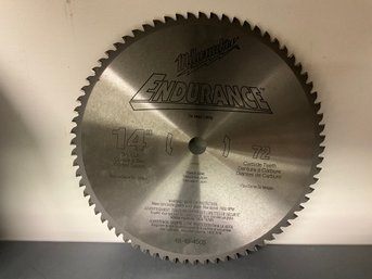 Milwaukee 14 Inch Saw Blade