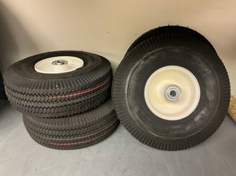 (4) Mower/tractor Tires
