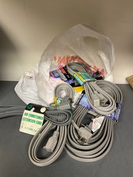 Grouping Of Miscellaneous Appliance Extension Cords