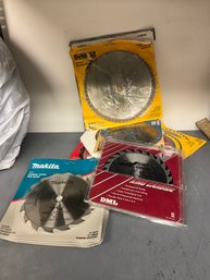 Grouping Of Miscellaneous Saw Blades