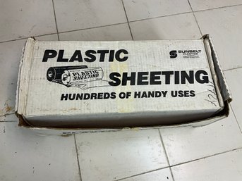 (1) Roll Of Plastic Sheeting