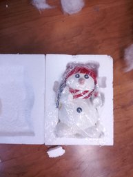 Dept. 56 Billy Buttons Skiing Snowman Carrot Nose