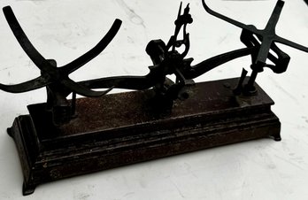 Antique French Cast Iron Scale