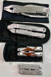 4 Multi Tools 3 With Belt Sheaths