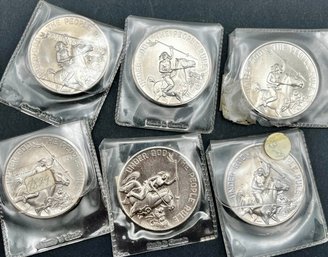 Uncirculated South Dakota Souvenir Dollars 1971-1976