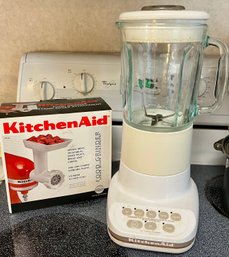 Kitchen Aid Blender & Food Grinder  Mixer Attachment