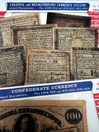 Colonial & Revolutionary & Confederate Currency
