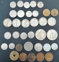 Vintage Foreign Coins Japanese, Chinese, Philippines,