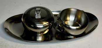 1969 Cordova Cream & Sugar On Tray