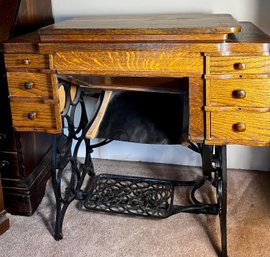 Antique Franklin Treadle Sewing Machine