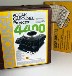 Kodak Slide Projector Viewer And Kenco Slide File