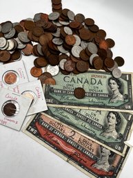 Vintage Canadian Coins Mix 1940s-80s