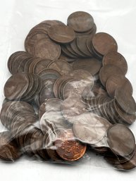 Un-Searched Bag Of 100 Wheat Leaf Pennies