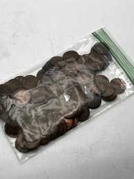 Un-searched Wheat Leaf Pennies Lot Of 100