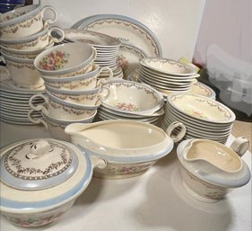 94pc Edwin M Knowles China Made In USA