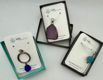 Lita Sea Glass Jewelry Pendants