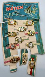 1935-45 Vintage Toy Watch Lot