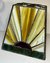 Old Stain Glass Lamp Shade