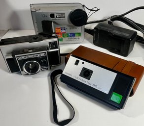 Vintage Kodak Cameras & Sony 10x Video