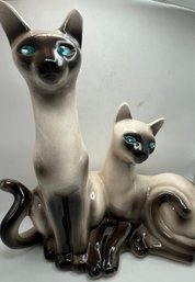 Vintage Lane Mfg Siamese Cats Tv Lamp