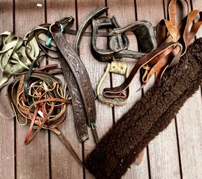 Stirrups, Leather, Tack Mix