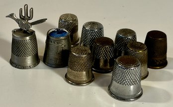 Lot Of 10 Thimbles