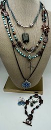 Mix Necklaces -  Necklace &earrings- Necklace  & Bracelet