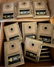 Lot Of 29 PO Box Doors With Locks Removed