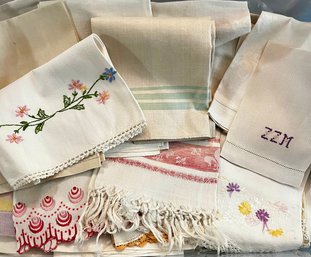 Huge Lot- Pressed Linens Tote Full -see ALL Pics-