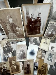 Old Black & White  Card Photos