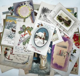New Years Post Cards  Early 1900s