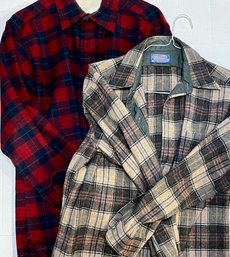 2 Pendleton Mens Shirts Size M