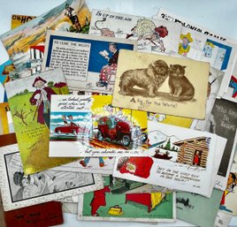 Weird Humor Old Vintage Post Cards