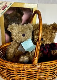 3 Collectible Bears- Bialosky Charie W/ Box, 2 JB Bean Boyd Bears