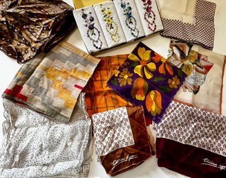 Scarves & NIB Handkerchief Set Of 4