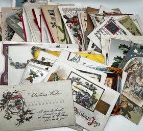 Huge Vintage Christmas Post Card Lot