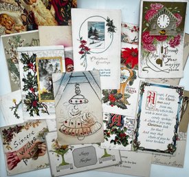 20 Christmas Post Cards Vintage