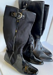 2 Pair Black Tall Boots