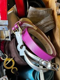 Womans Belt Lot- See All Pics