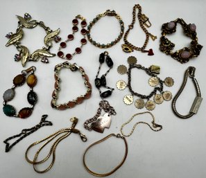 Gold Tone Bracelet Lot