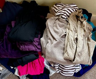 Lot Of Casual Clothes- Leggings, Tops  M- L