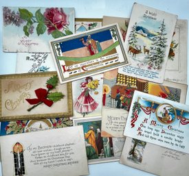 Christmas Post Cards Lot