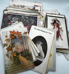 Large Lot Of Vintage Post Cards -see All Pics