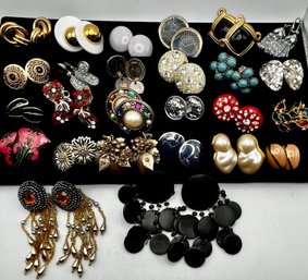 A Little Bold - Clip Earring Lot 26 Pair