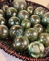 Basket Of Old Float Balls
