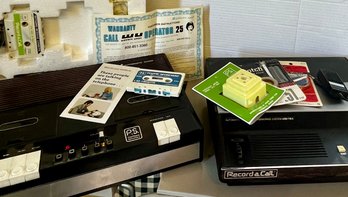 2 Vintage Answering Machines